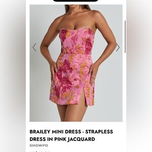 Showpo Pink Dress NWT